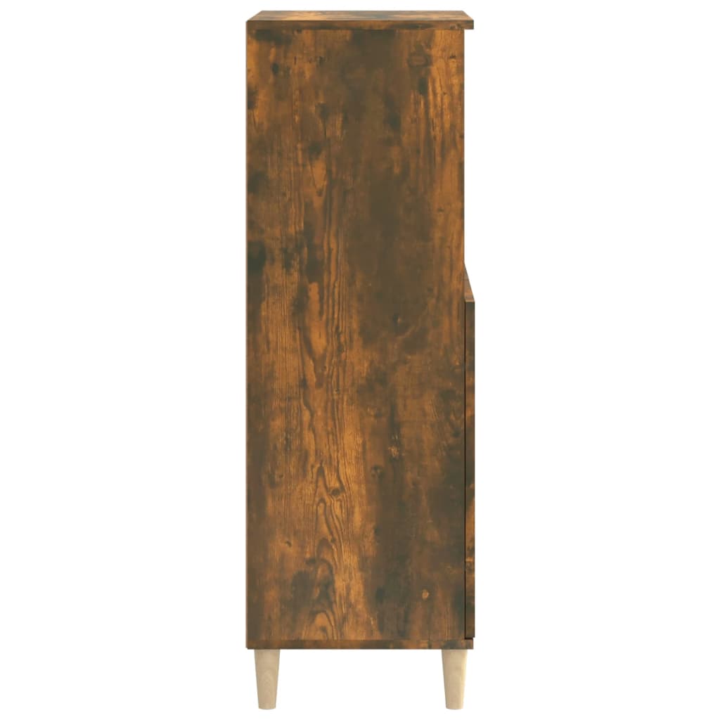 Chest of drawers, smoked oak colour, 60x36x110cm, engineered wood