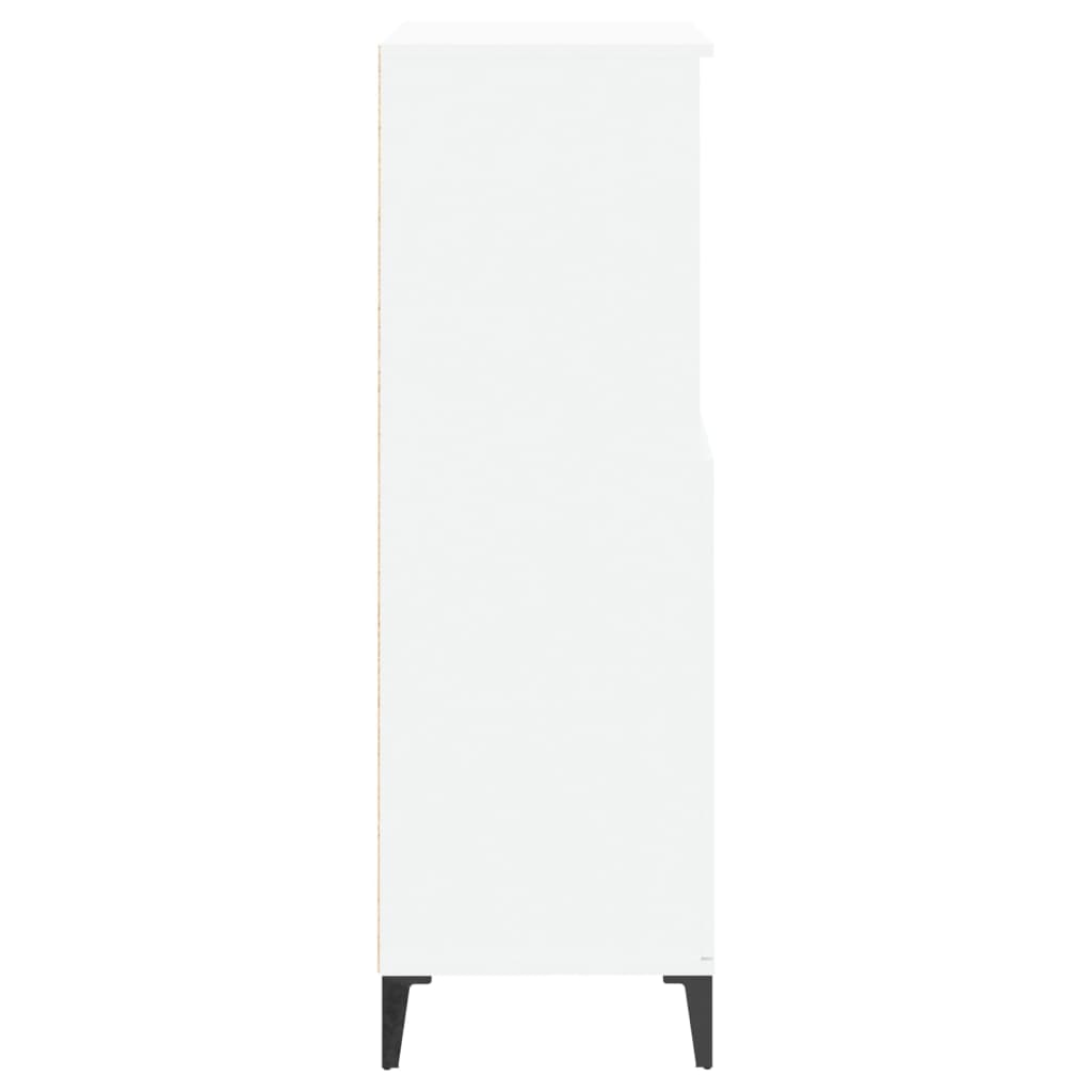 Kumode, balta, 60x36x110cm, apstrādāta koksne