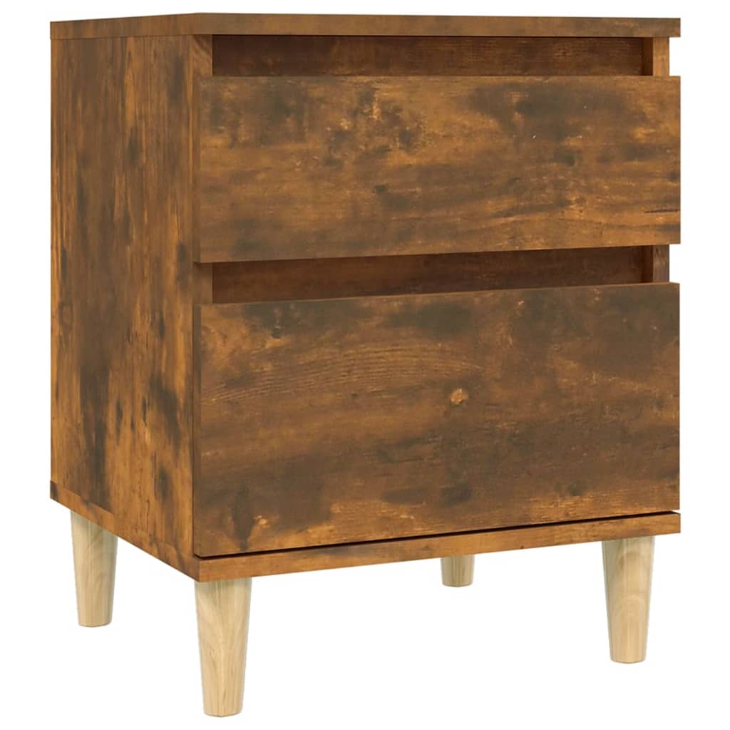 Bedside tables, 2 pcs., smoky oak, 40x35x50cm