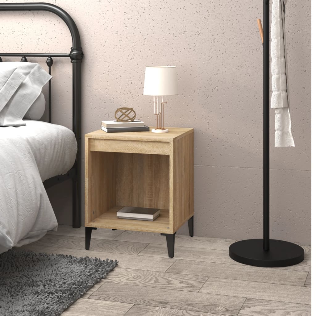 Bedside table, Sonoma oak, 40x35x50cm