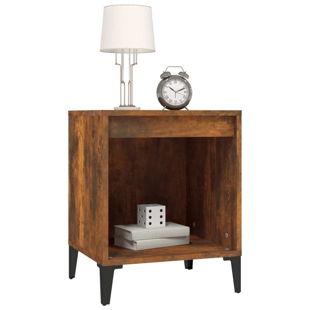 Bedside table, smoky oak color, 40x35x50cm