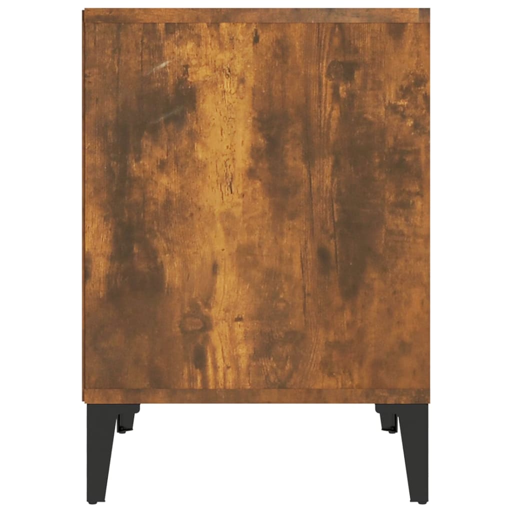 Bedside table, smoky oak color, 40x35x50cm
