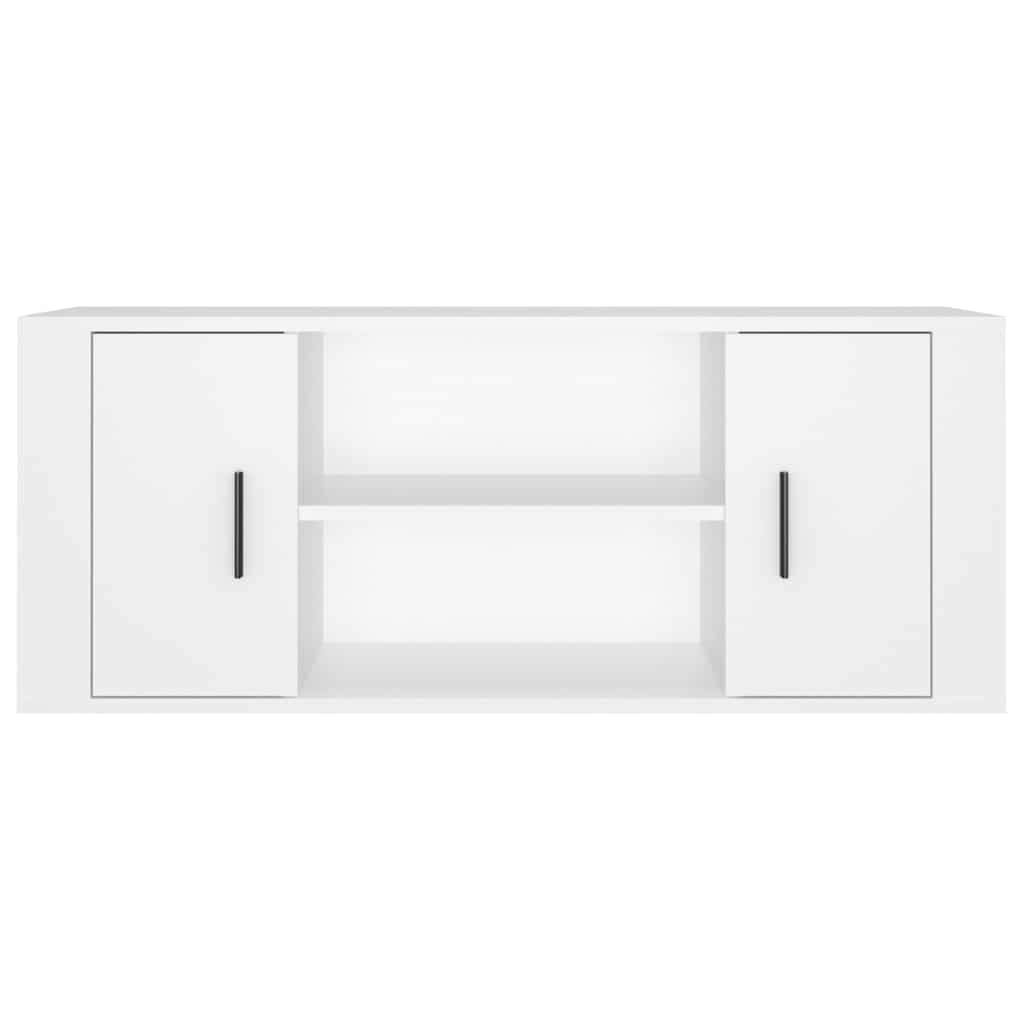TV stand, white, 100x35x40cm, wood