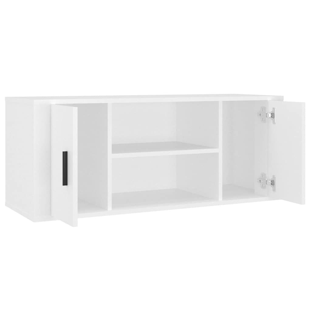 TV stand, white, 100x35x40cm, wood