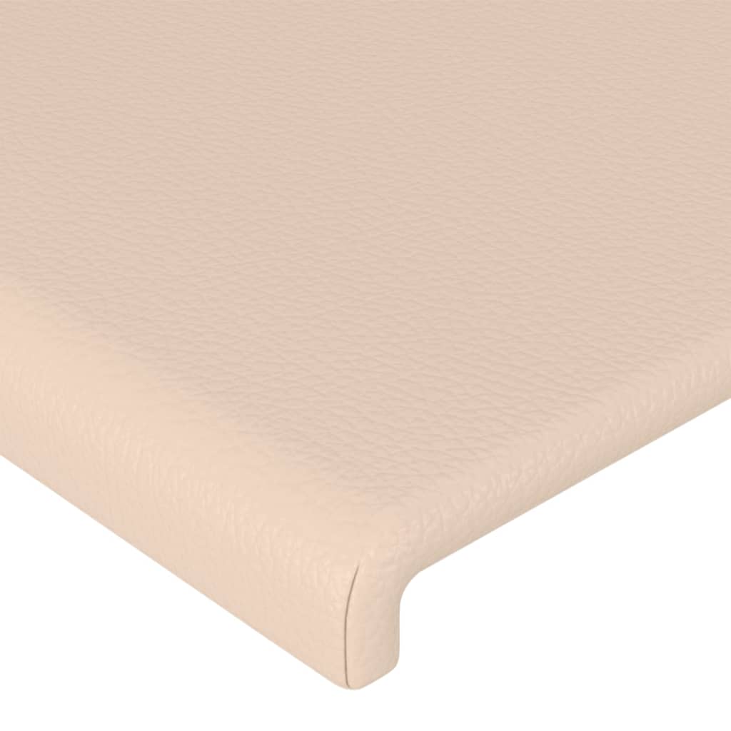 Headboard with LED, cappuccino, 200x5x78/88cm