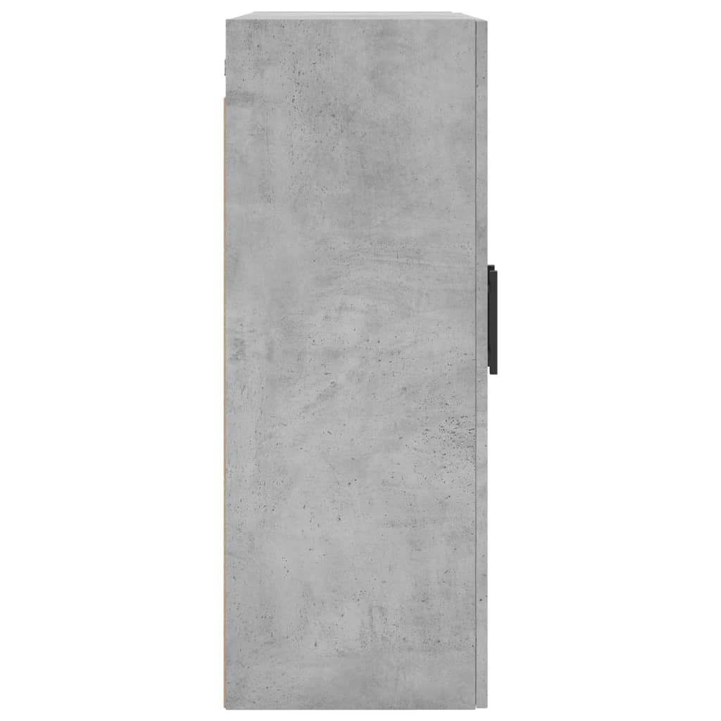 Wall-mounted cabinets, 2 pcs., concrete, 69.5x34x90cm