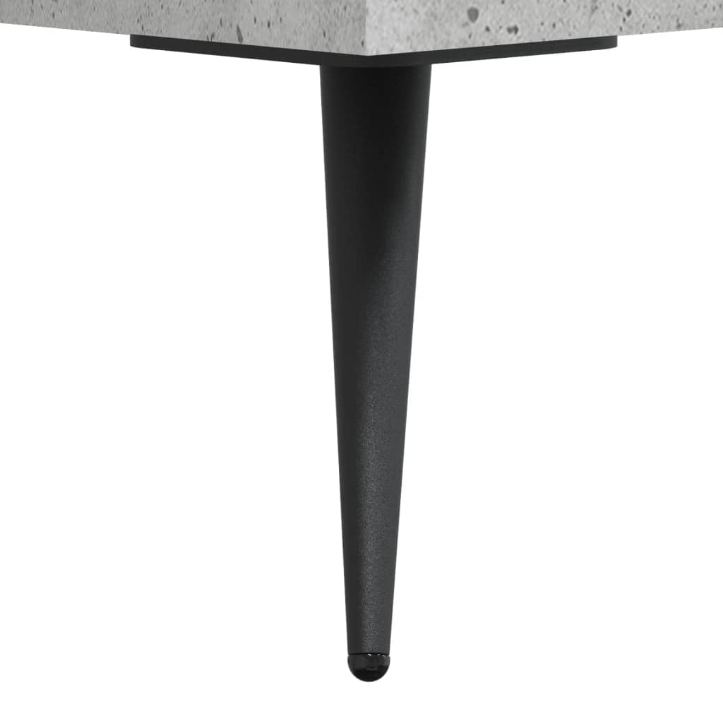 Chest of drawers, concrete grey, 69.5x34x180cm, engineered wood