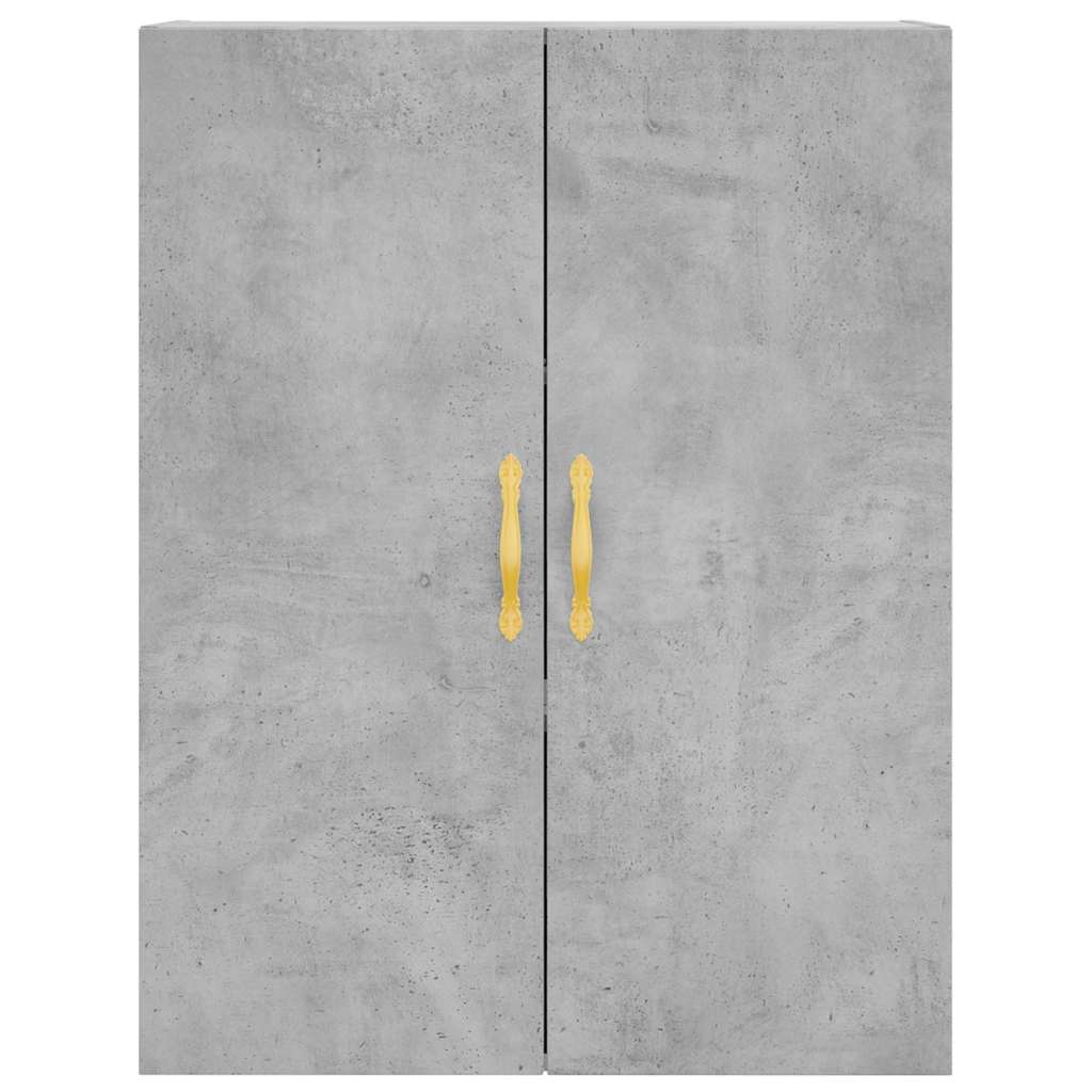 Komoda, betono pilkos spalvos, 69,5x34x180cm, apdirbta mediena