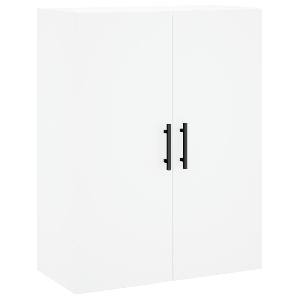 Chest of drawers, white, 69.5x34x180cm, engineered wood