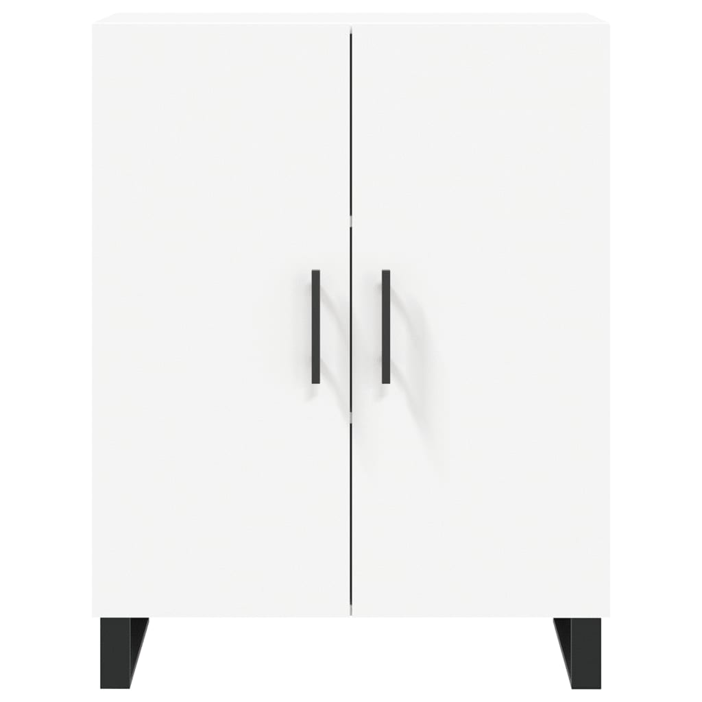 Chest of drawers, white, 69.5x34x180cm, engineered wood