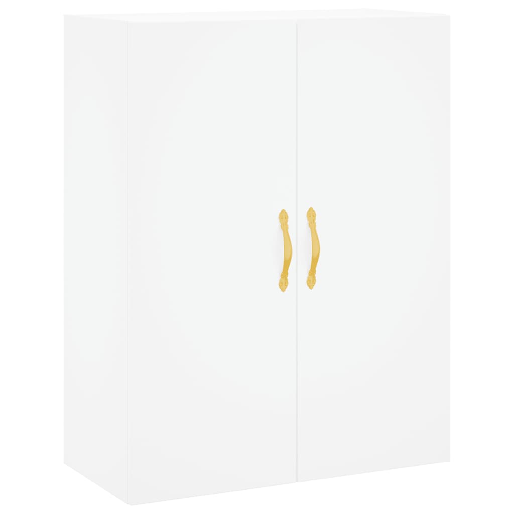 Komoda, baltos spalvos, 69,5x34x180cm, apdirbta mediena