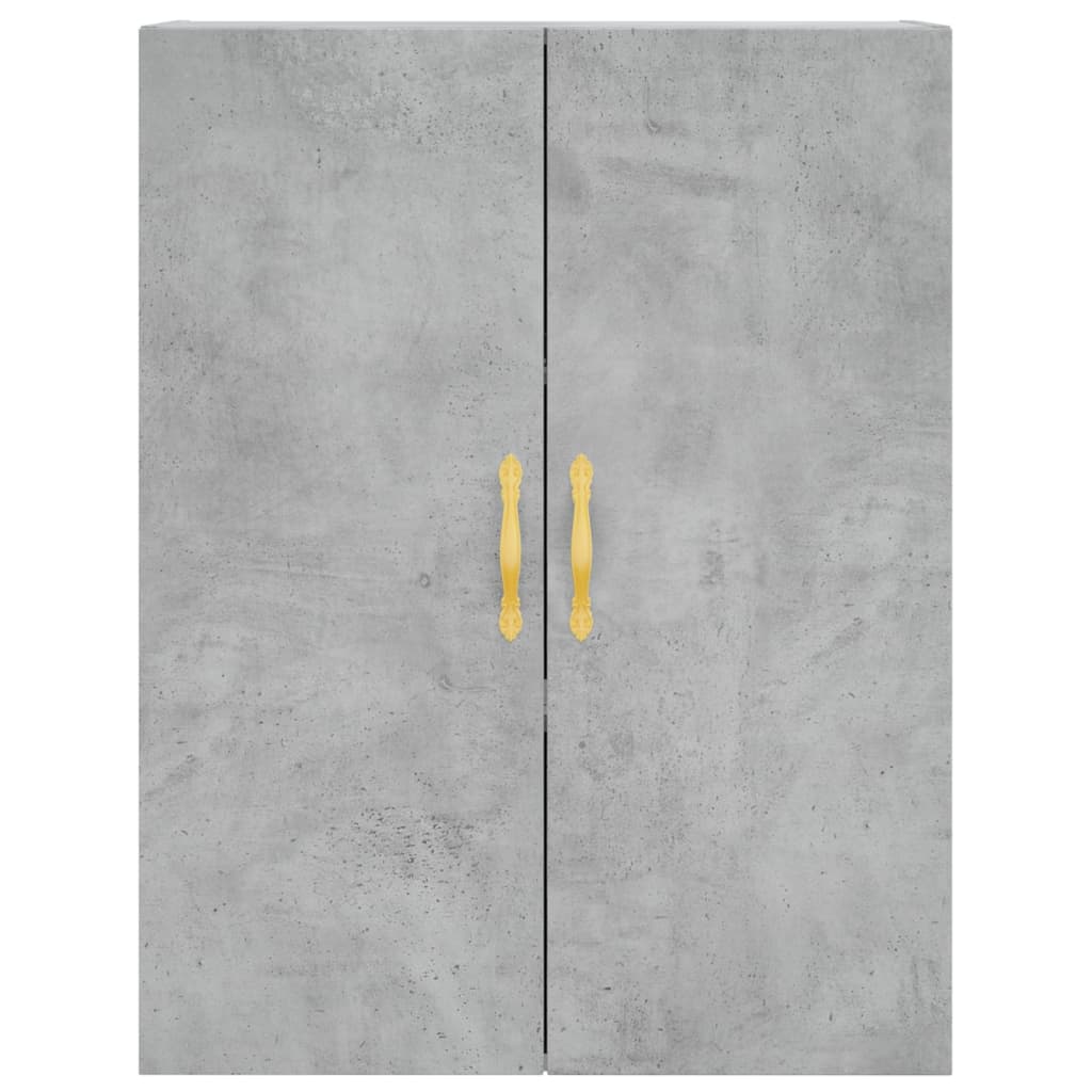Komoda, betono pilkos spalvos, 69,5x34x180cm, apdirbta mediena