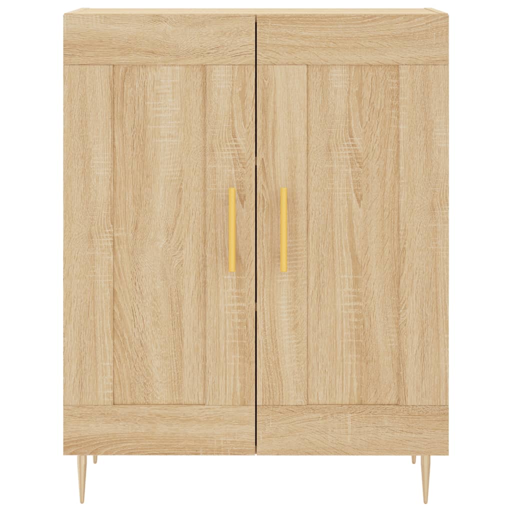 Kumode, sonomas ozolkoka krāsā, 69,5x34x180cm, apstrādāta koksne