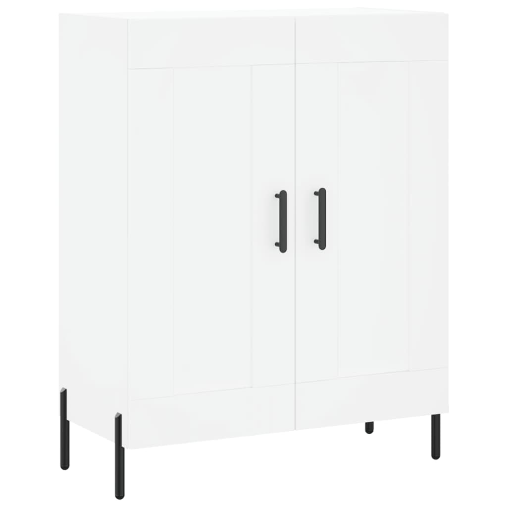 Komoda, baltos spalvos, 69,5x34x180cm, apdirbta mediena