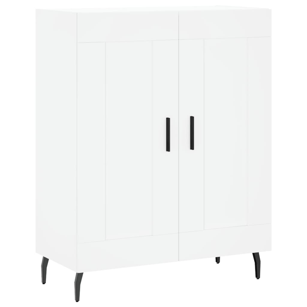 Komoda, baltos spalvos, 69,5x34x180cm, apdirbta mediena