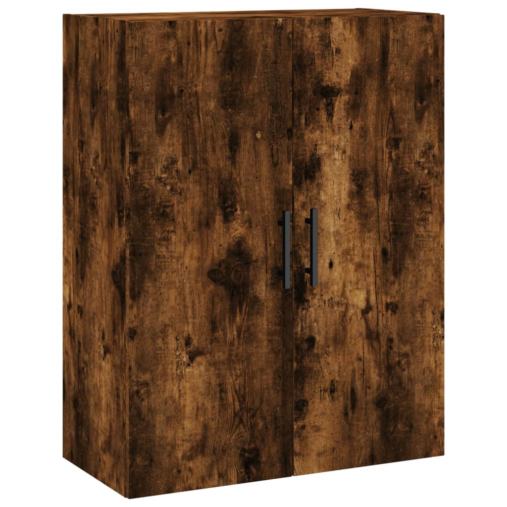 Kumode, dūmu ozola krāsa, 69,5x34x180cm, apstrādāta koksne