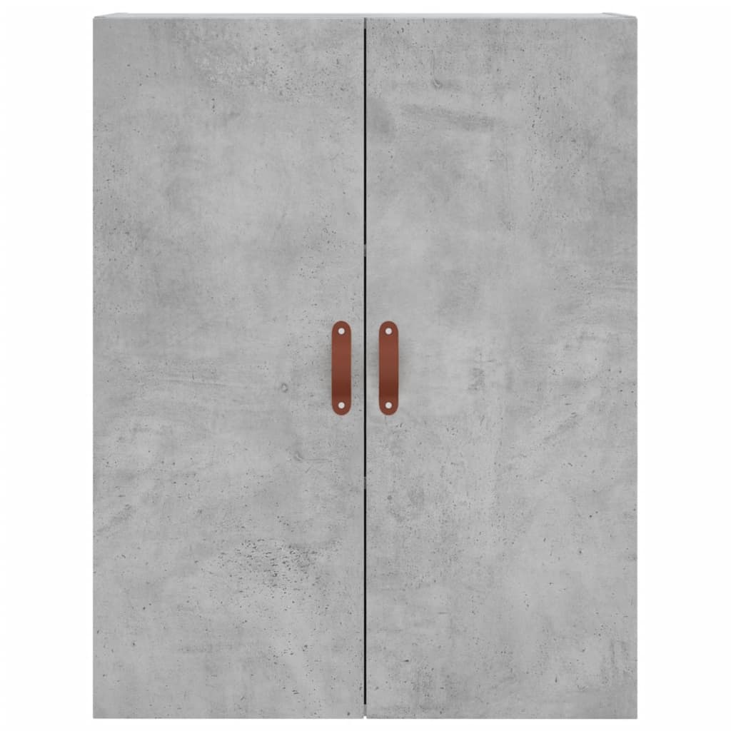 Komoda, betono pilkos spalvos, 69,5x34x180cm, apdirbta mediena