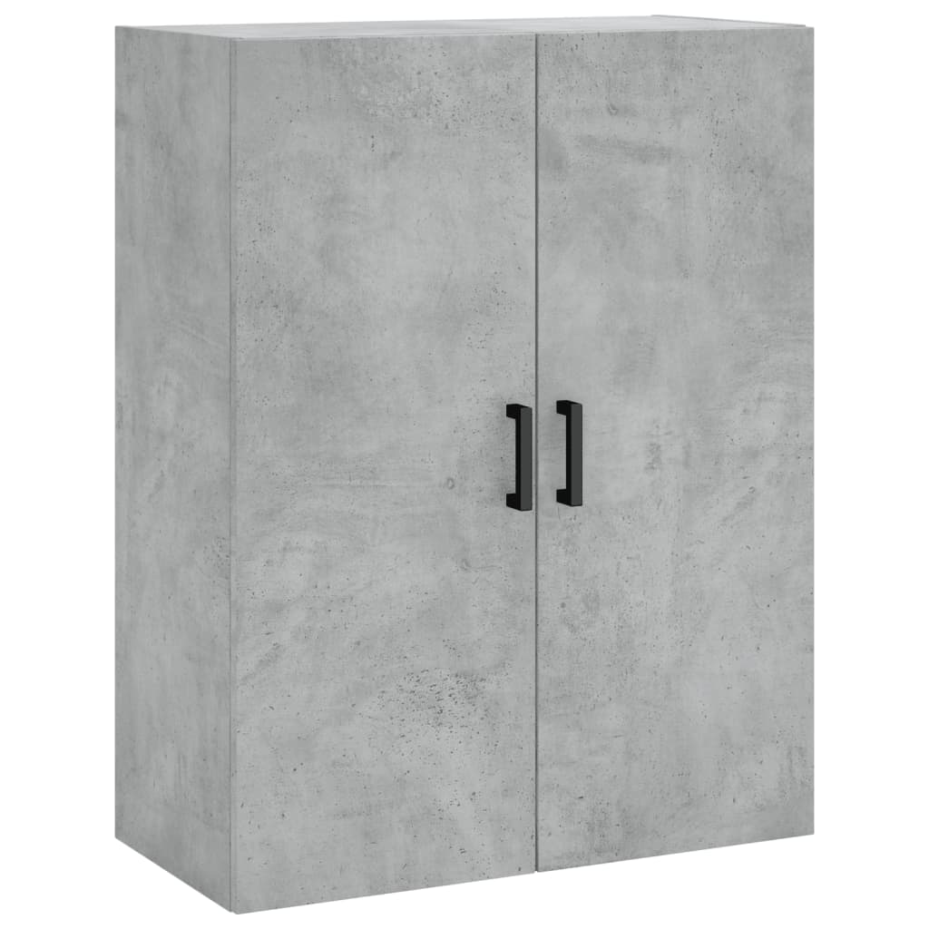 Kumode, betona pelēka krāsa, 69,5x34x180cm, apstrādāta koksne