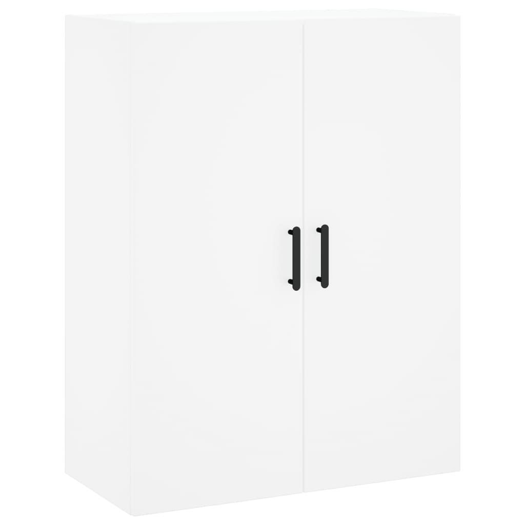 Chest of drawers, white, 69.5x34x180cm, engineered wood