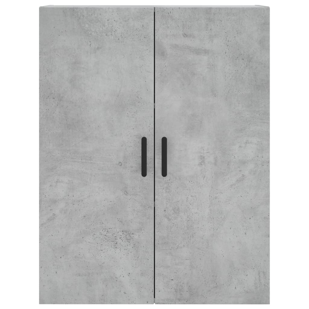 Chest of drawers, concrete grey, 69.5x34x180cm, engineered wood