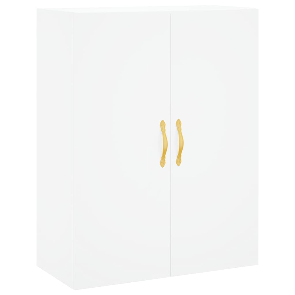 Kumode, balta, 69,5x34x180cm, apstrādāta koksne