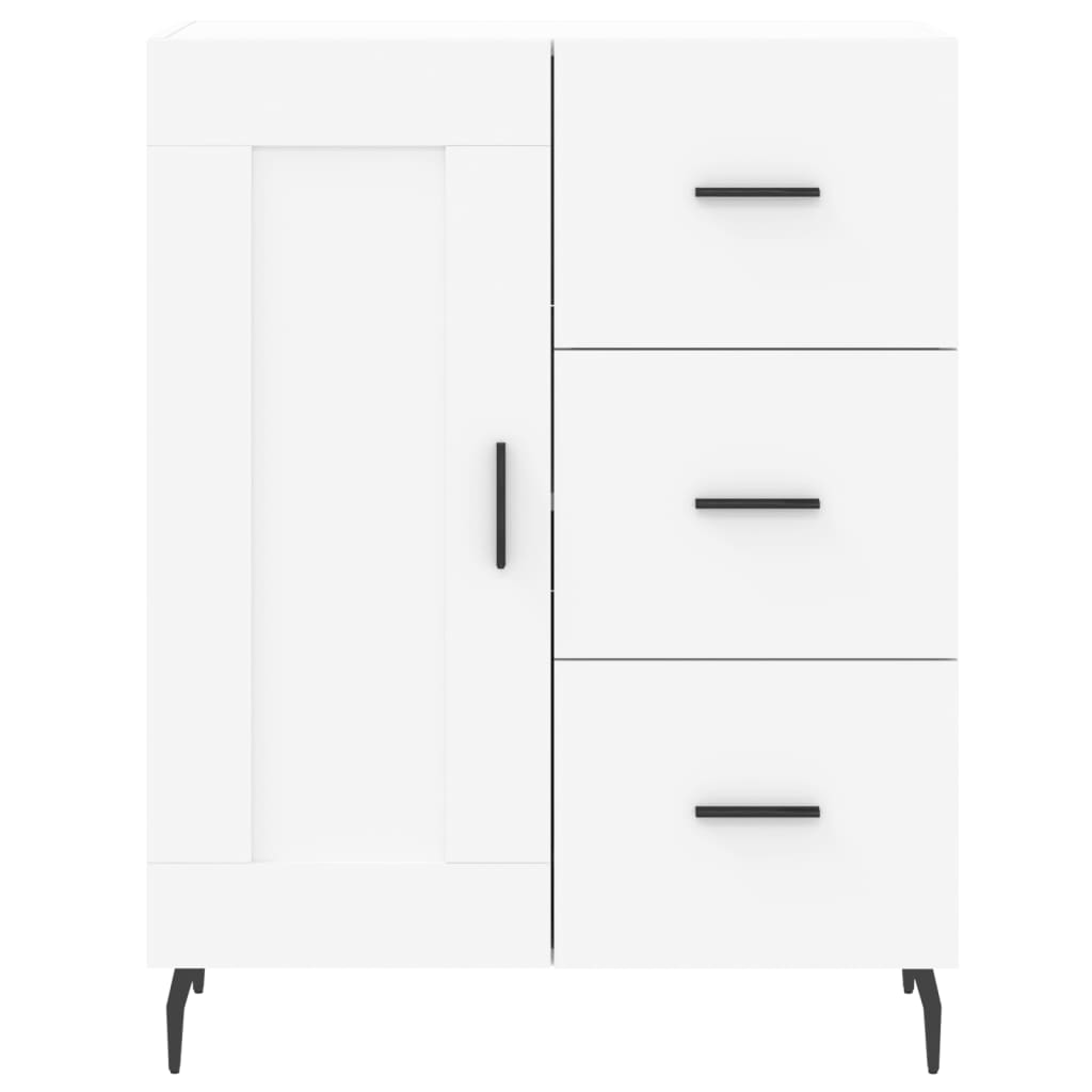 Kumode, balta, 69,5x34x180cm, apstrādāta koksne