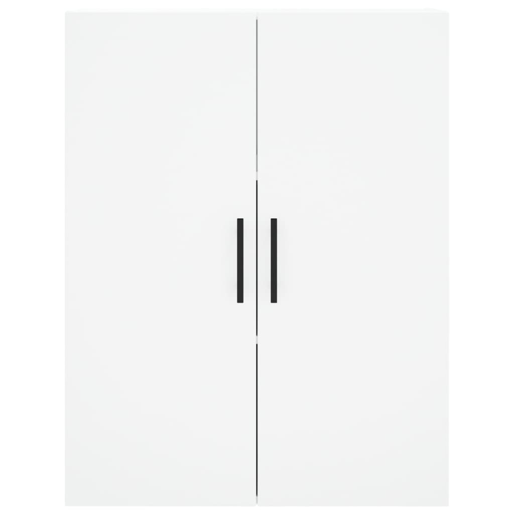 Chest of drawers, white, 69.5x34x180cm, engineered wood