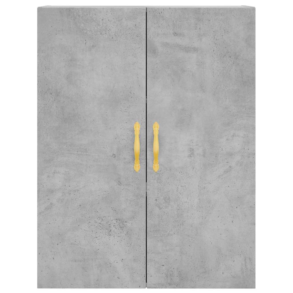 Komoda, betono pilkos spalvos, 69,5x34x180cm, apdirbta mediena