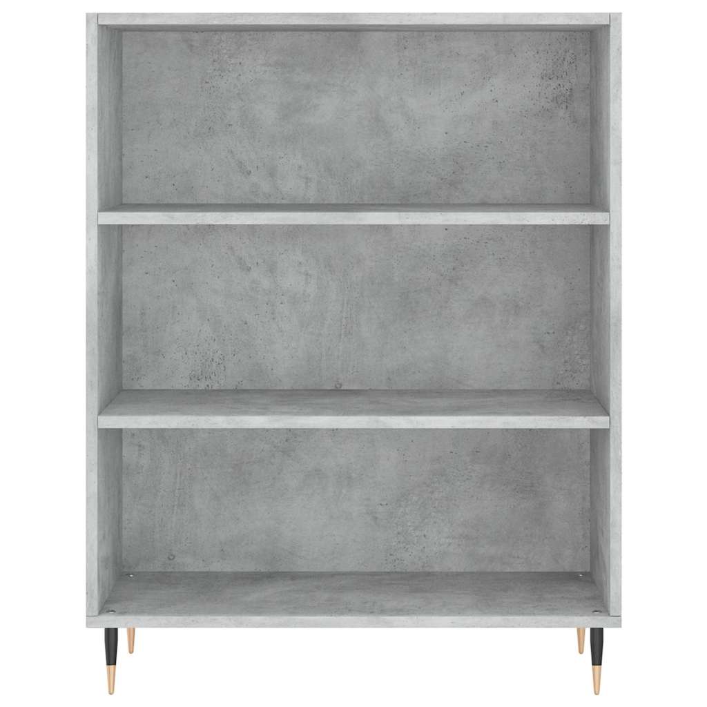 Komoda, betono pilkos spalvos, 69,5x34x180cm, apdirbta mediena