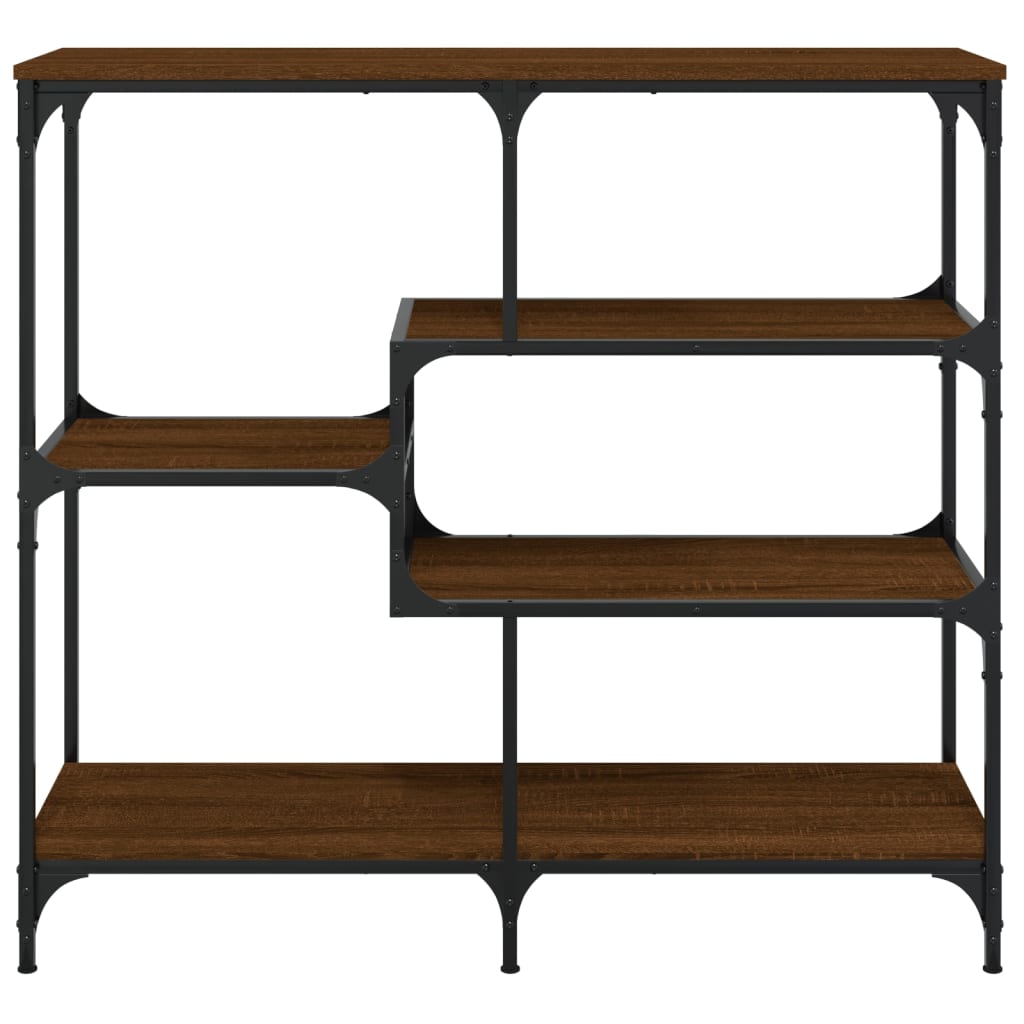 Console table HEIDI II, oak wood, brown
