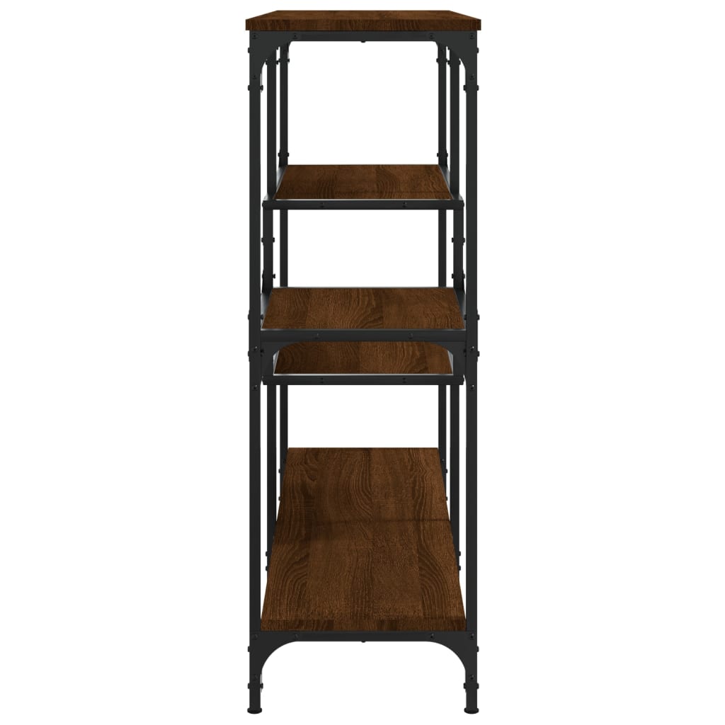 Console table HEIDI II, oak wood, brown