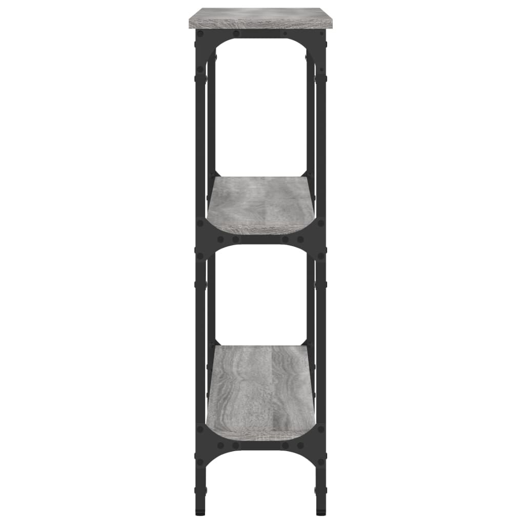 Console Table IANNA VII, Oak Wood, Grey