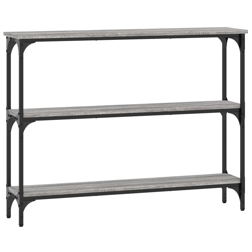 Console Table IANNA VII, Oak Wood, Grey