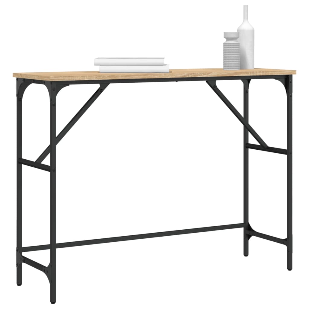 Console table INGRID, oak wood