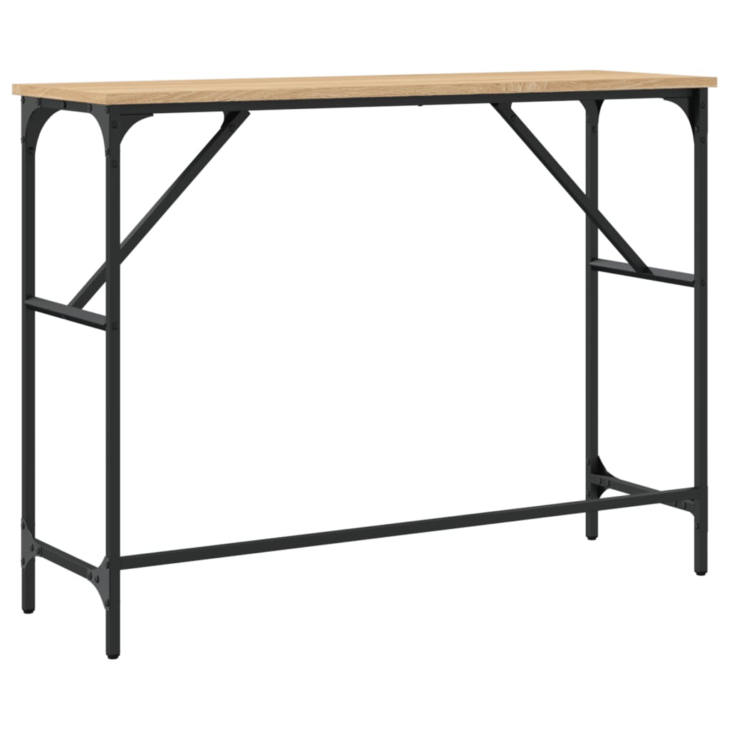 Console table INGRID, oak wood