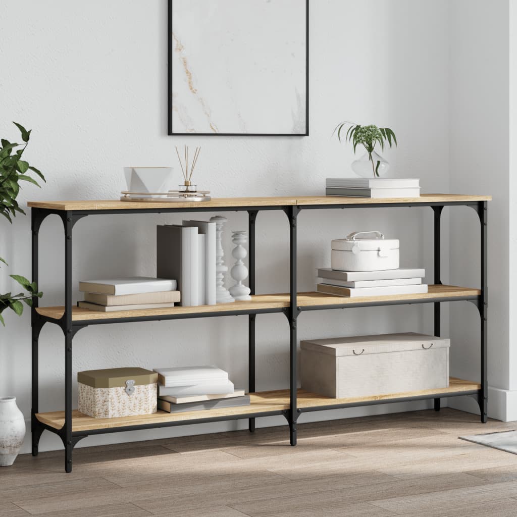 Console table JENNA, oak wood
