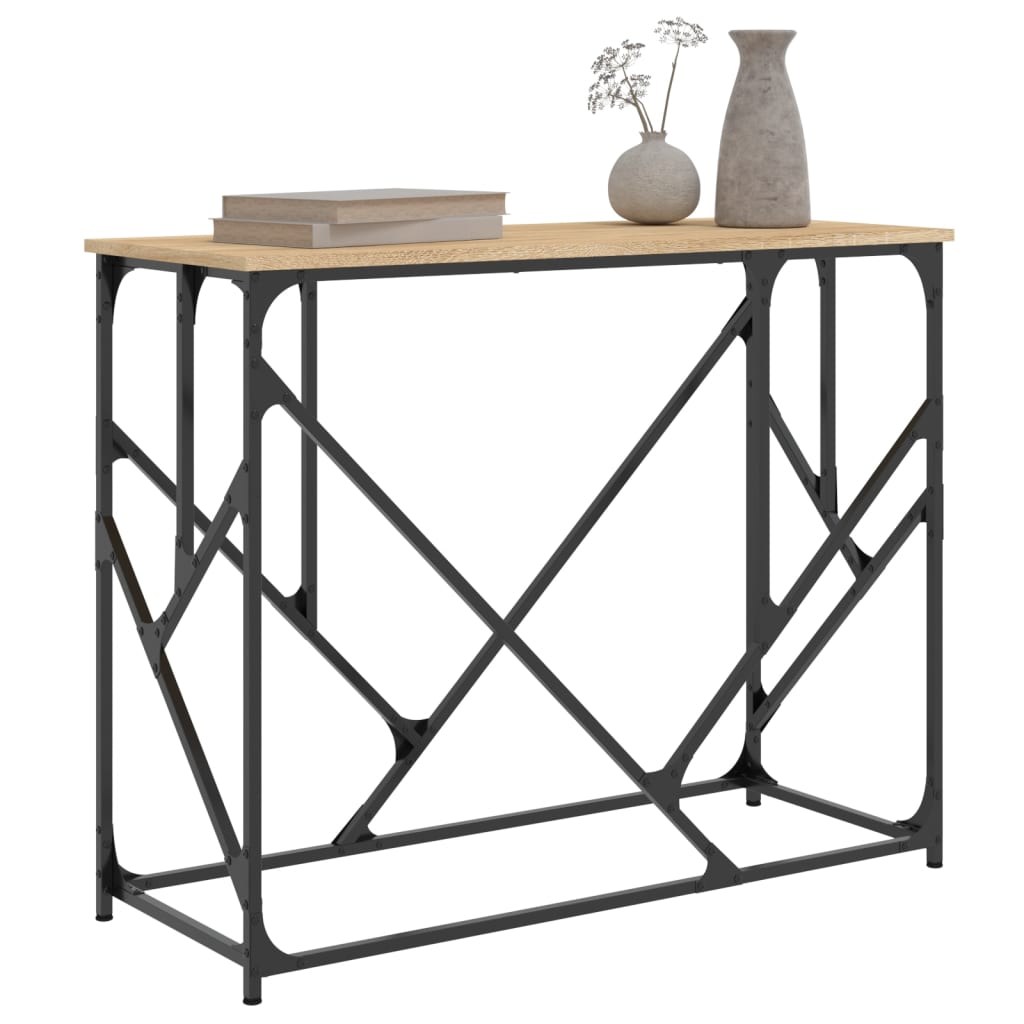 Console table JEREMY I, oak wood