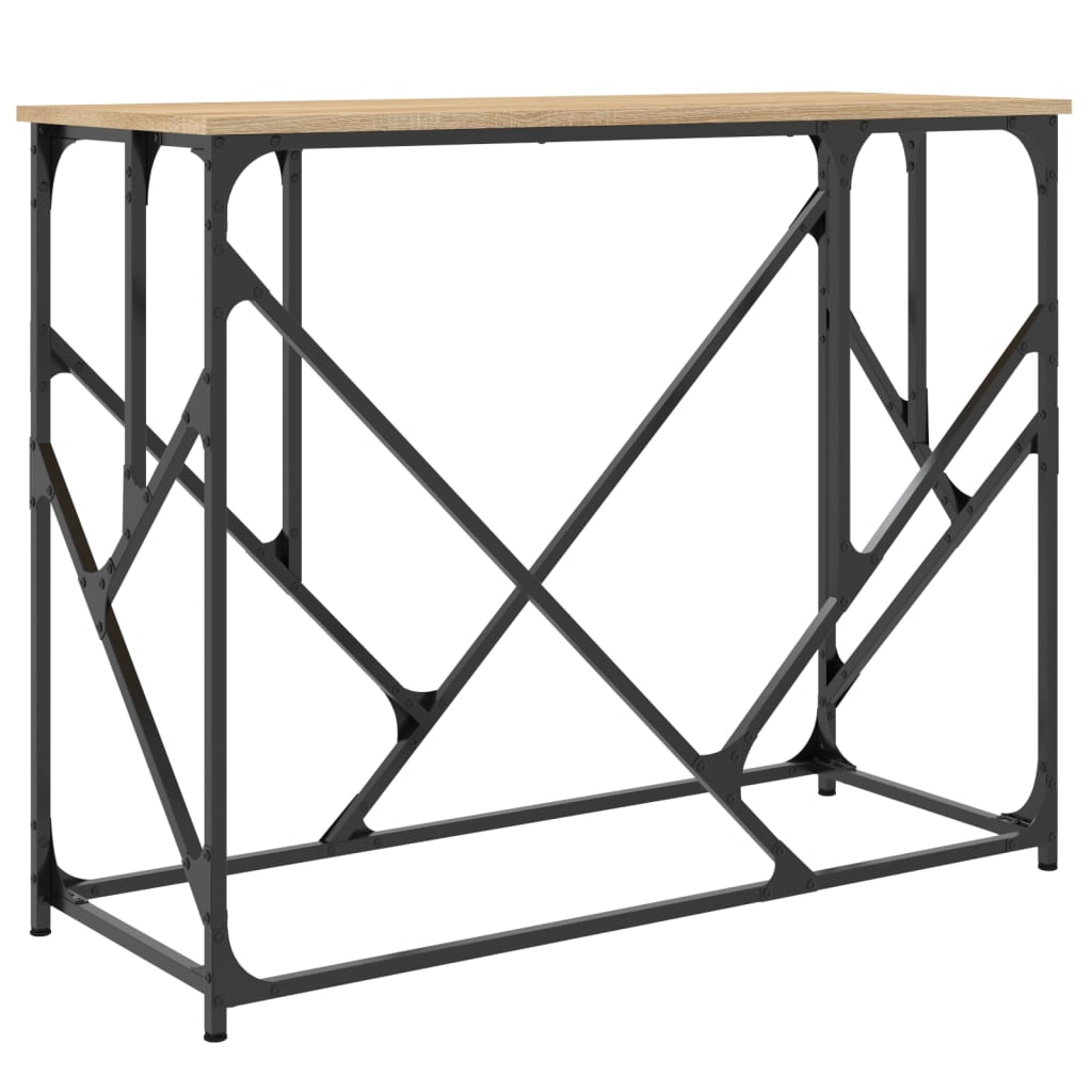 Console table JEREMY I, oak wood