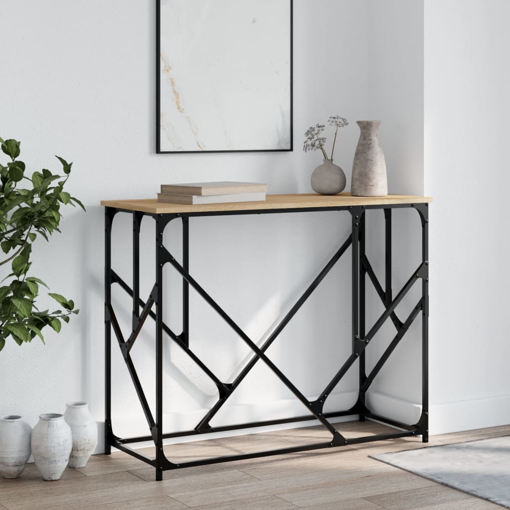 Console table JEREMY I, oak wood