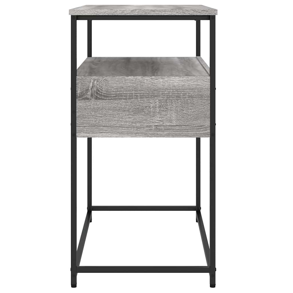 Konsolinis staliukas JIMMY (), ąžuolo medienos, pilkas