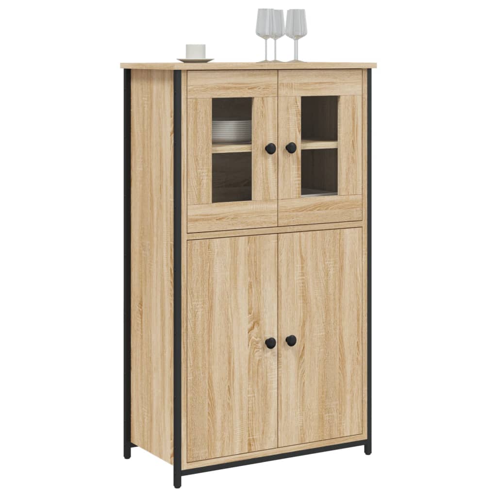 Kumode, ozolkoka sonoma krāsa, 62x32x106,5cm, apstrādāta koksne