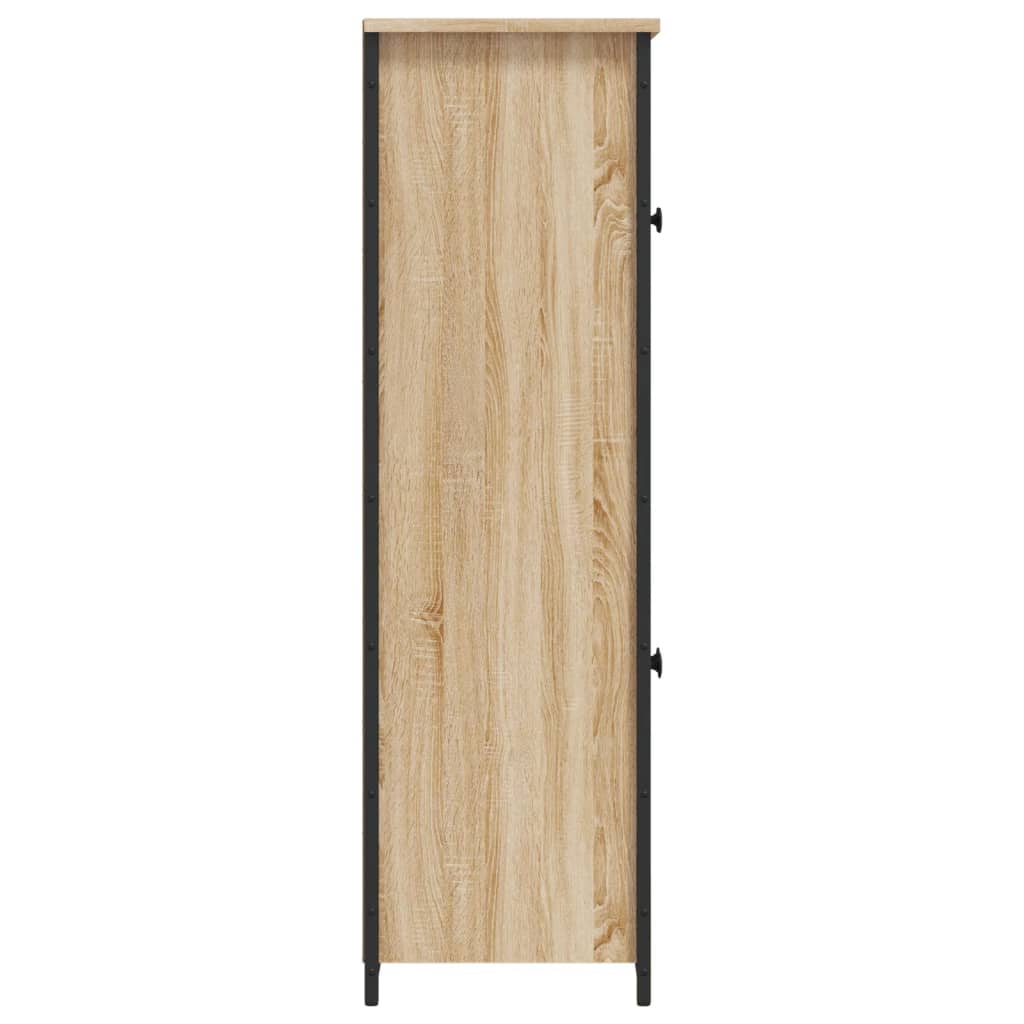 Kumode, ozolkoka sonoma krāsa, 62x32x106,5cm, apstrādāta koksne
