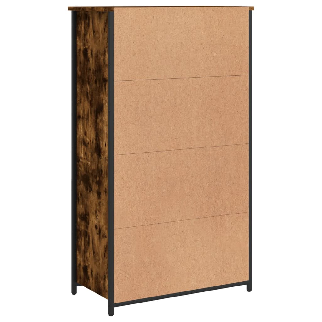 Kumode, dūmu ozolkoka krāsā, 62x32x106,5cm, apstrādāta koksne