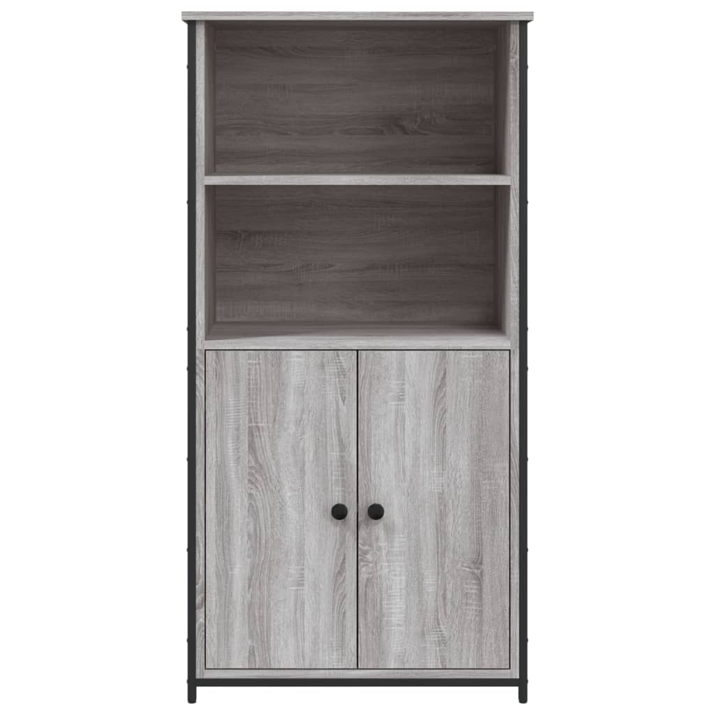 Chest of drawers, grey oak, 62x36x121.5cm, engineered wood