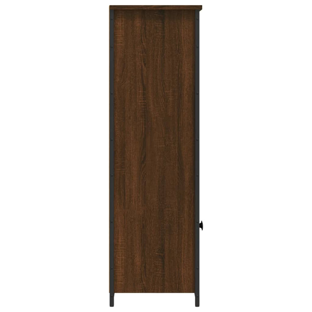 Kumode, brūna ozolkoka krāsā, 62x32x103,5 cm, apstrādāta koksne
