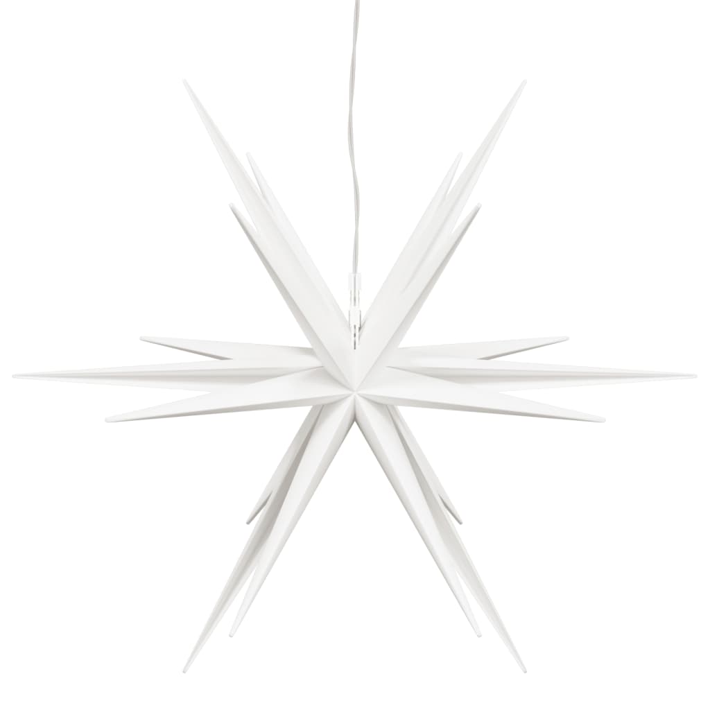 Kalėdinis šviestuvas su LED SNOWSCAPE, baltos spalvos, 43cm, sulankstomas