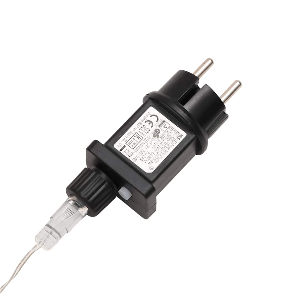 Kalėdinis šviestuvas su LED ICEFALL, raudonas, 100cm, sulankstomas