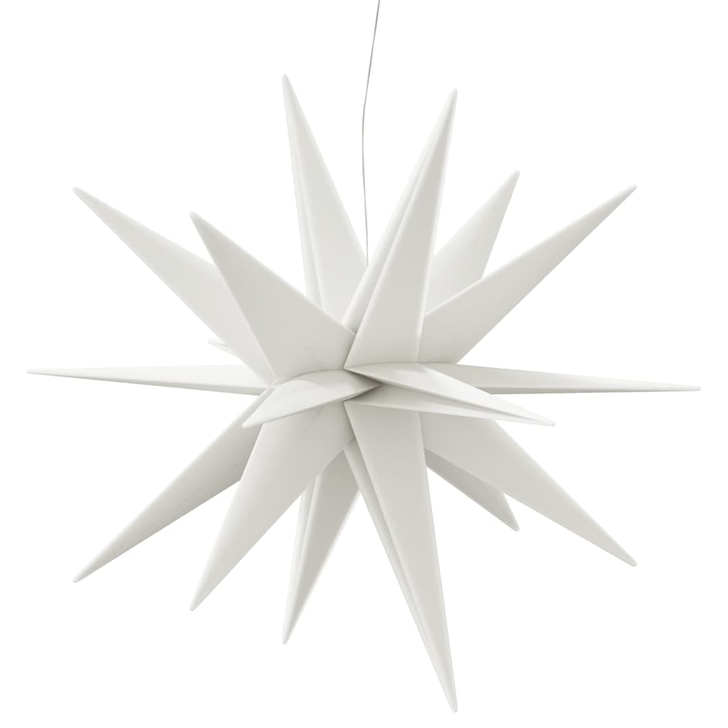 Kalėdų žvaigždė su LED ICEFALL, baltas, 100cm