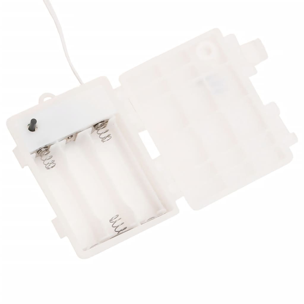 Kalėdiniai šviestuvai su LED, 3vnt., raudoni, sulankstomi