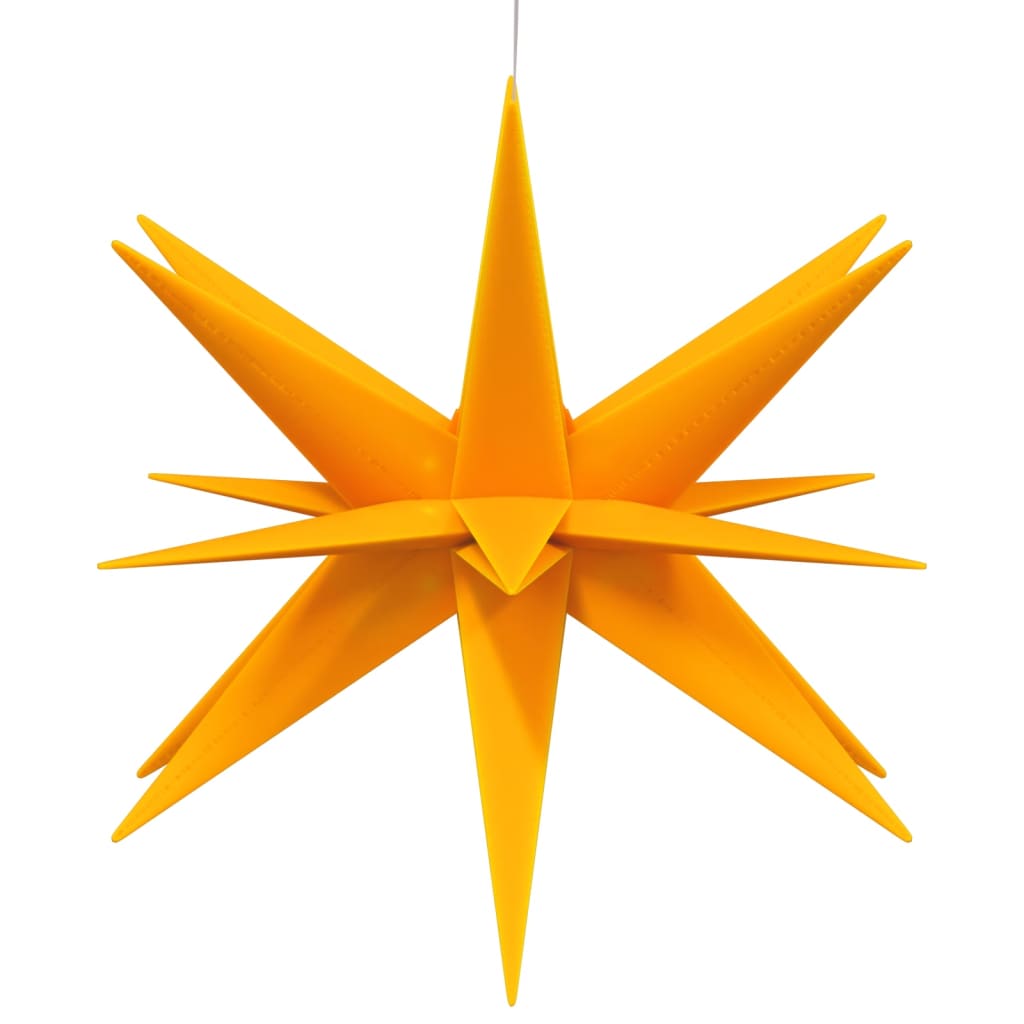 Kalėdiniai šviestuvai su LED ICEFALL, 3vnt., geltoni, sulankstomi